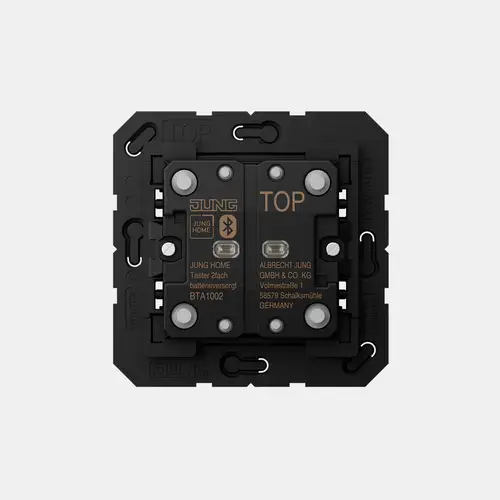 JUNG HOME Taster, batterieversorgt, 2-fach aus Serie AS/A