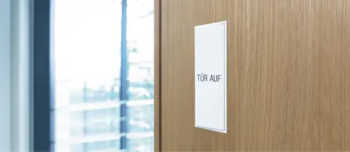 Großflächenwippe im Programm LS ZERO, Ambienteaufnahme
