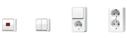Products in the AP 600 programme in white