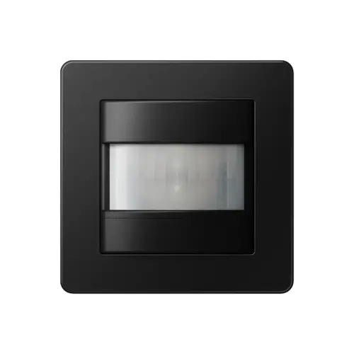 Motion detector in the A FLOW programme in matt graphite black