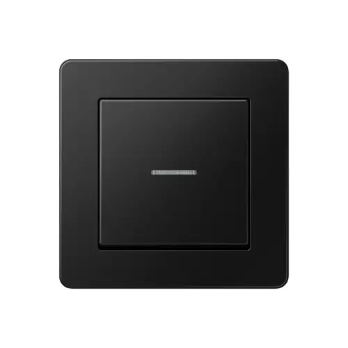 KNX push-button F 10 in the A FLOW programme in matt graphite black