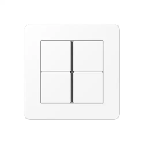 KNX Taster F 40 im Programm A FLOW in Schneeweiß matt