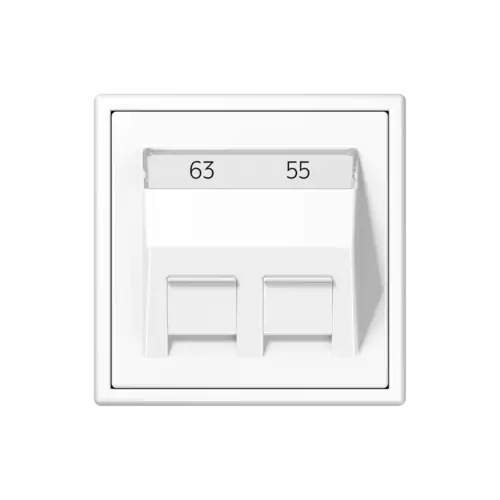 Montageadapter 30°  im Programm LS 990 in Alpinweiß.