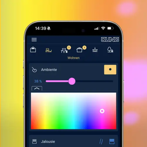 Screenansicht der Smart Visu Server App und ihrer benutzerfreundlichen Oberfläche.