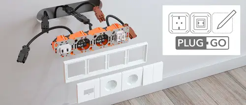 Alle Komponenten für plug + go stellen Sie einfach und schnell mit nur wenigen Klicks zusammen.