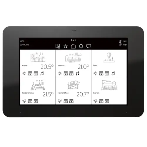 KNX Smart Panel 8 Touchdisplay, Screenansicht