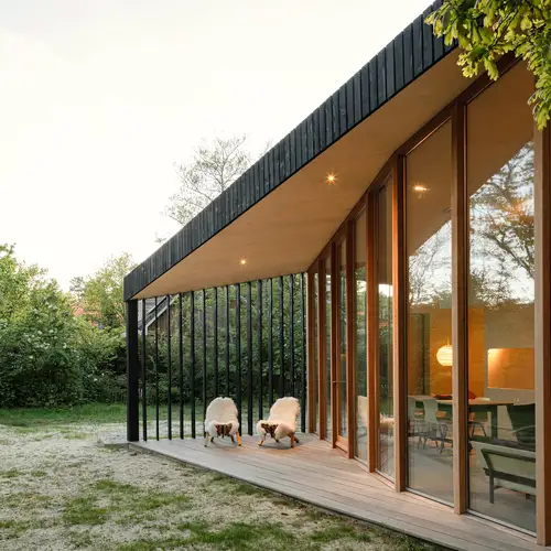 Ambienteaufnahme im Referenzobjekt Orange Architects, Ferienhaus, Texel