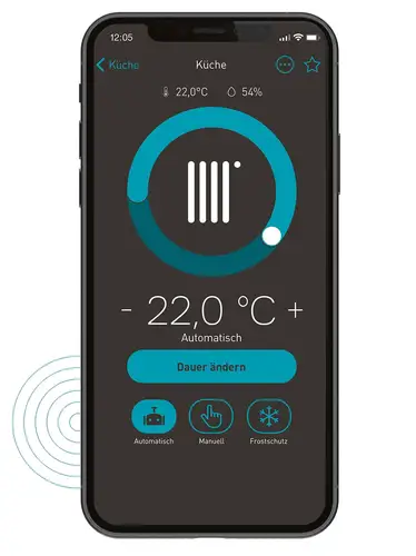 iPhone mit eNet Screen