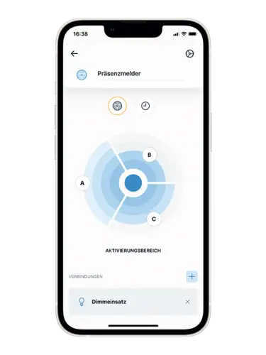 JUNG HOME App, vista do ecrã no IPhone