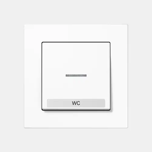 Balancim com guia de luz e campo de marcação de 1 dobra na gama A 550 em branco