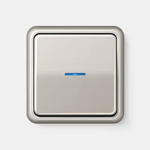 Pulsador JUNG HOME de la serie CD 500 en platino