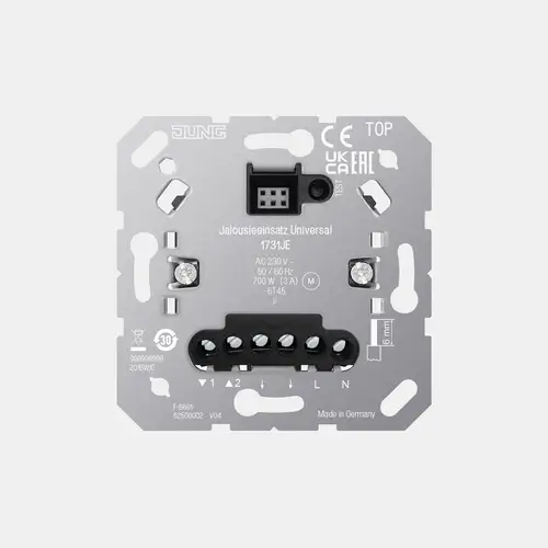 JUNG HOME inserto ciego universal, con entrada para unidad de ampliación