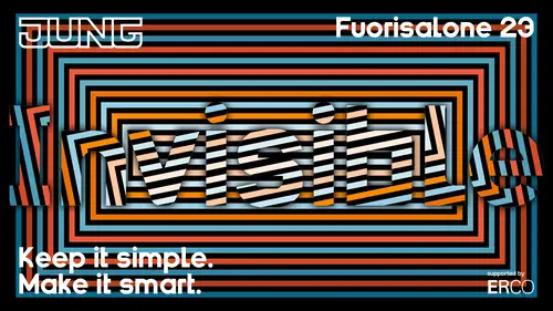 Invisible Fuorisalone 2023 Anzeigebild, Invisible Effektschriftzug