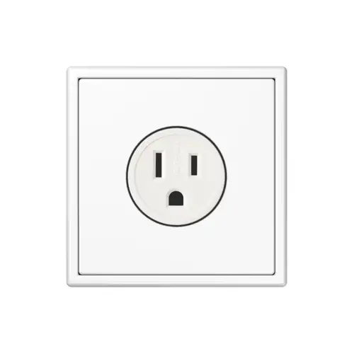 Taiwan Standard socket outlet in the LS 990 programme in white