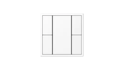 KNX drukknop F 50 in het programma LS 990 in wit.