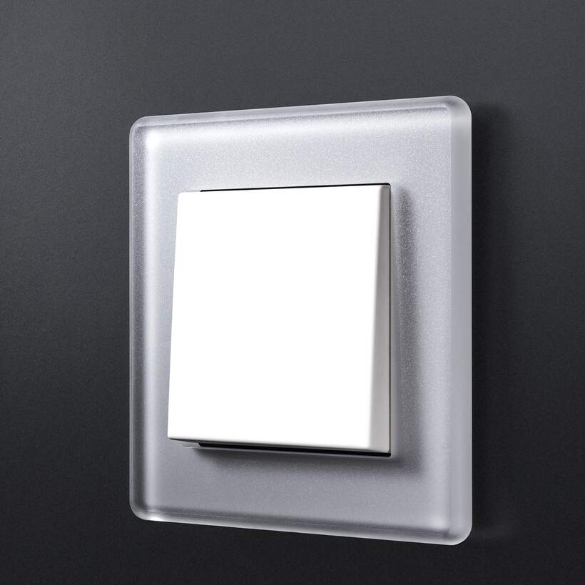 Lichtschalter Mit Glasrahmen