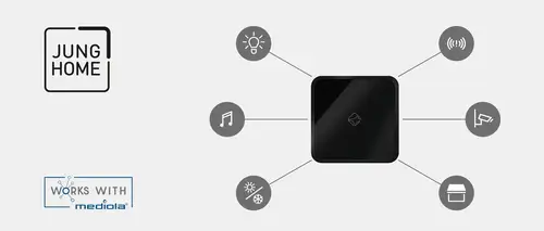 Visualisierung JUNG HOME und works with mediola