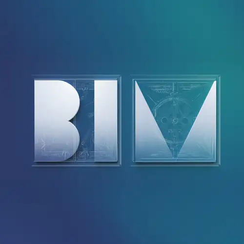 BIM Logo auf farbigen Hintergrund mit Icon Seminar