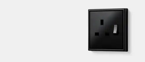 British Standard in black, taken from a slight perspective against a grey background.