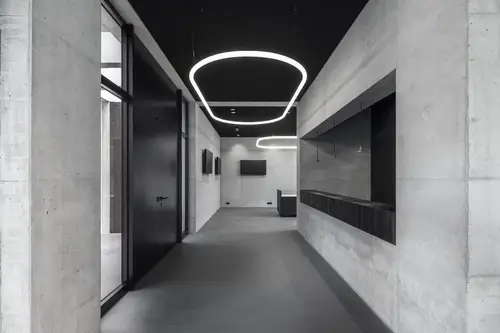 Artemide interior lighting in the new building of the JUNG Gründervilla