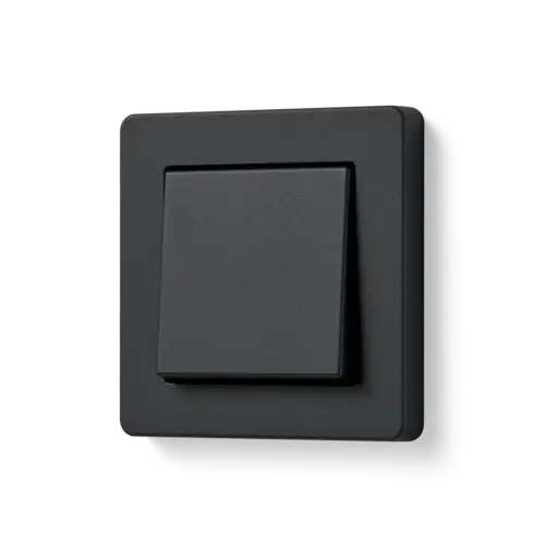 A FLOW in Anthrazit. Produktabbildung in Perspektive.