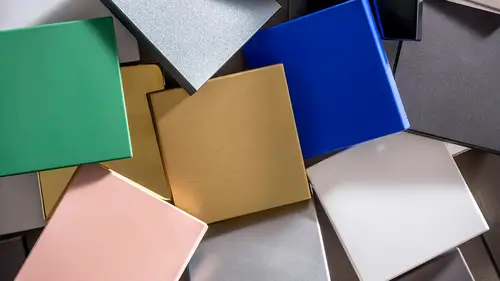 verschiedene Einzelabdeckungen in den Farben von Les Couleurs® Le Corbusier.