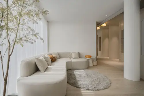 View of a lounge at GoodPost Studio.