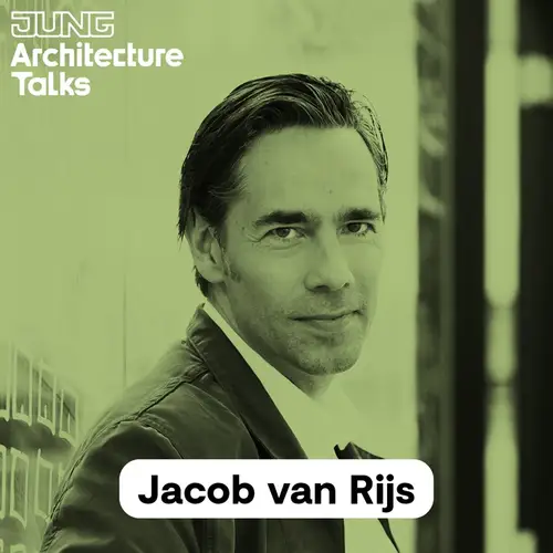 Portraitaufnahme von Jacob van Rijs für die Architekturgespräche in Warschau.