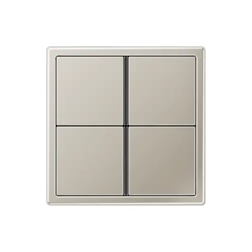 KNX push-button F 40 in the LS 990 programme made of stainless steel