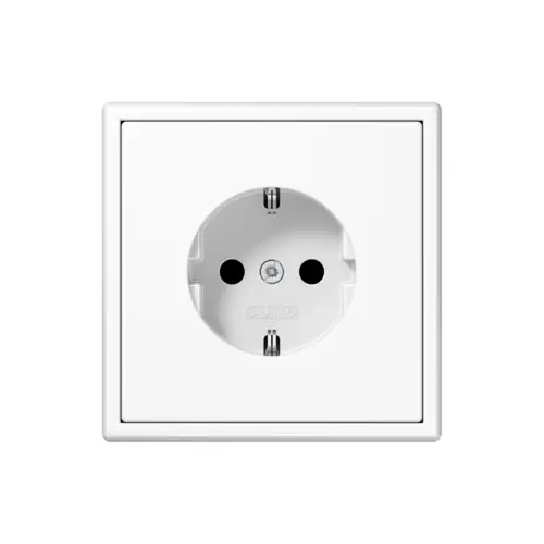 SCHUKO® socket outlet in the LS 990 range in white