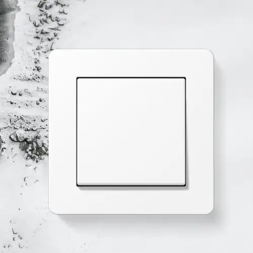 Die matte Oberfläche verleiht den Schaltern im Programm A FLOW eine besondere Haptik.