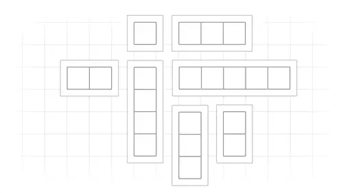 Dessin au trait Version cadre du programme LS PLUS, 1 à 5 fois.