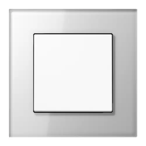 Bouton-poussoir dans le programme LS PLUS en blanc alpin