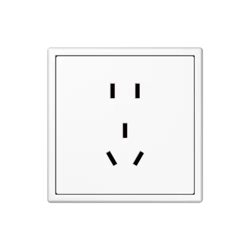 Chinese Standard socket outlet in the LS 990 programme in white