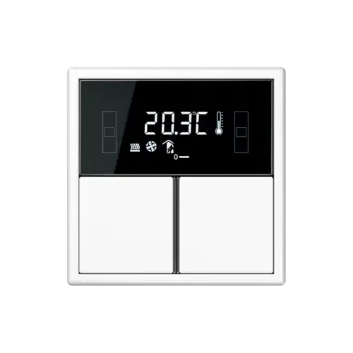 Room controller F 40 in the LS 990 programme in white