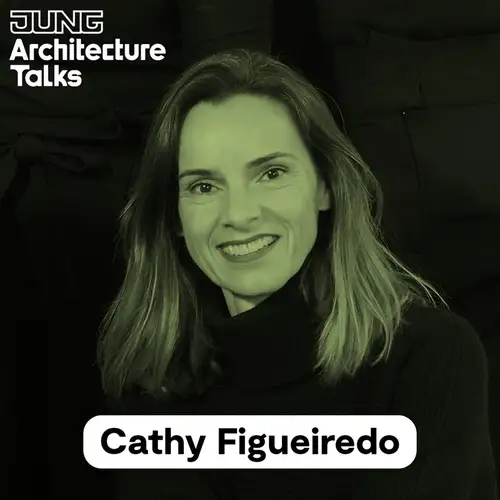 Portraitaufnahme von Cathy Figueiredo für die Architekturgespräche in Warschau.