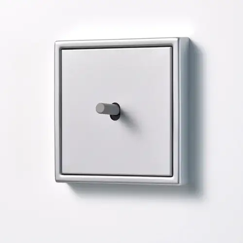 Toggle switch with cylindrical toggle switch made of aluminium in the LS 1912 range