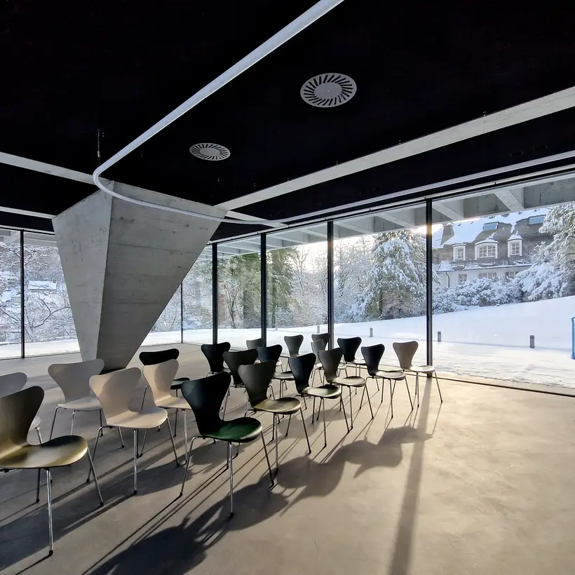 Innenansicht des Pavillons der Gründervilla in Schalksmühle.