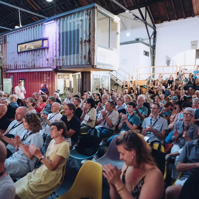 Architekturgespräche in Freiburg 2024, Publikum und Saal-Ansicht