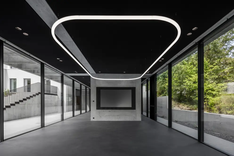 Neubau der Gründervilla mit Blickrichtung Gründervilla