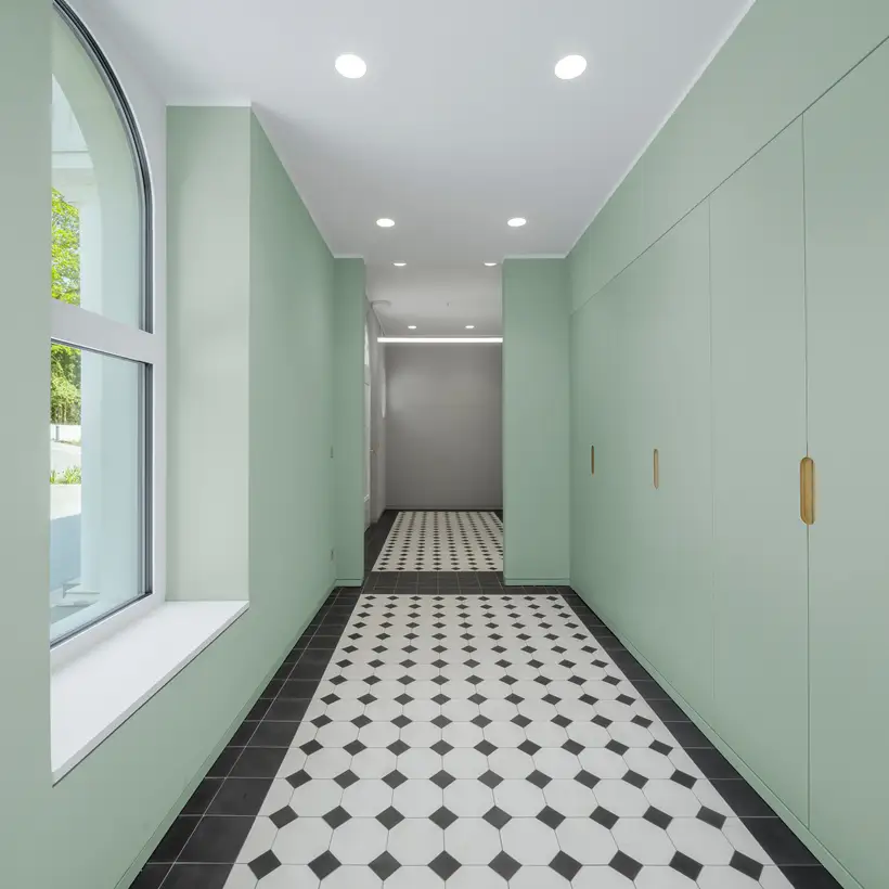 Flur der JUNG Gründervilla