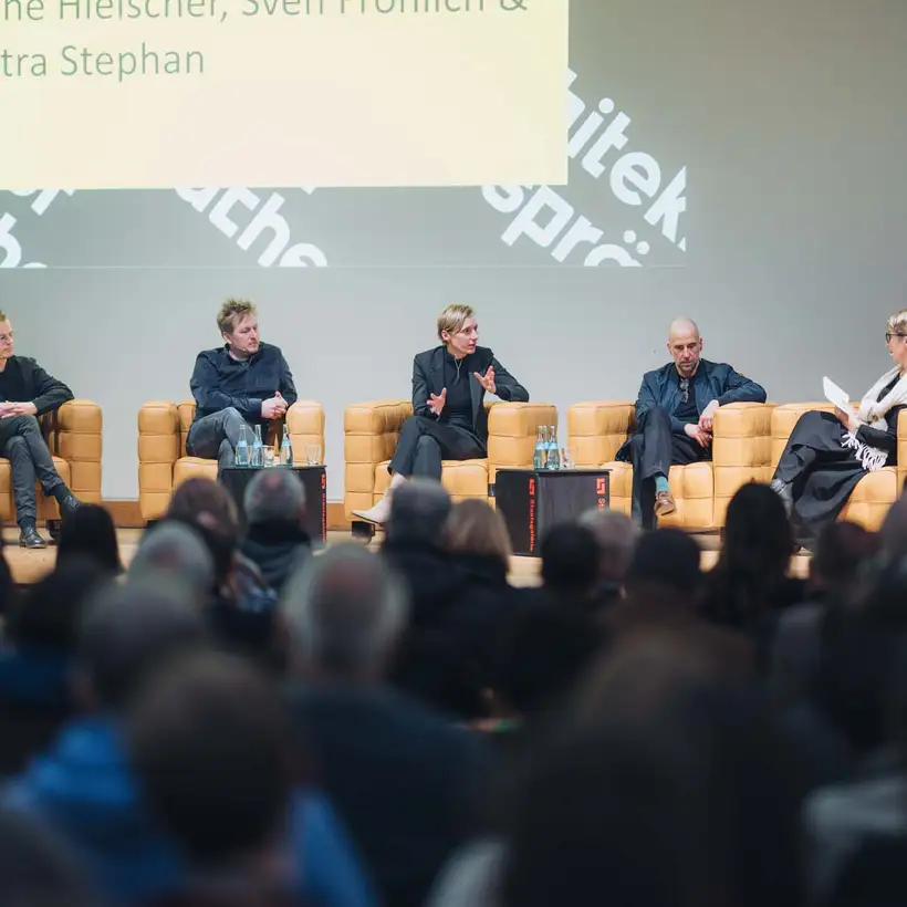 Architekturgespräche in Stuttgart 2025, Podiumsdiskussion vor Publikum