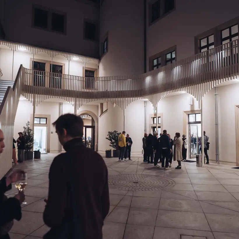 Architekturgespräche in Dresden 2025, Innenhof der Location