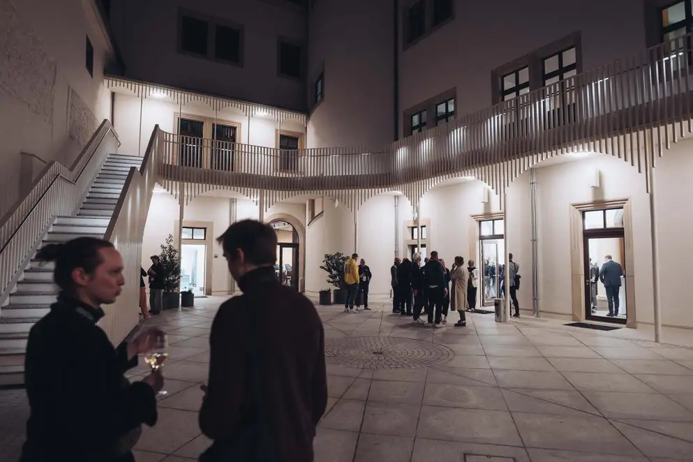 Architekturgespräche in Dresden 2025, Innenhof der Location