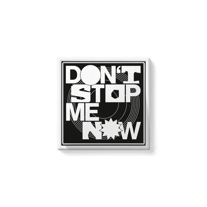 JUNG Unique & IFG LS 990 Schalter mit der Aufschrift "Don't stop me now" 