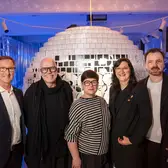 Porträtfoto von Deniz Turgut, Peter Ippolito, Tilla Goldberg, Axel Knapp
