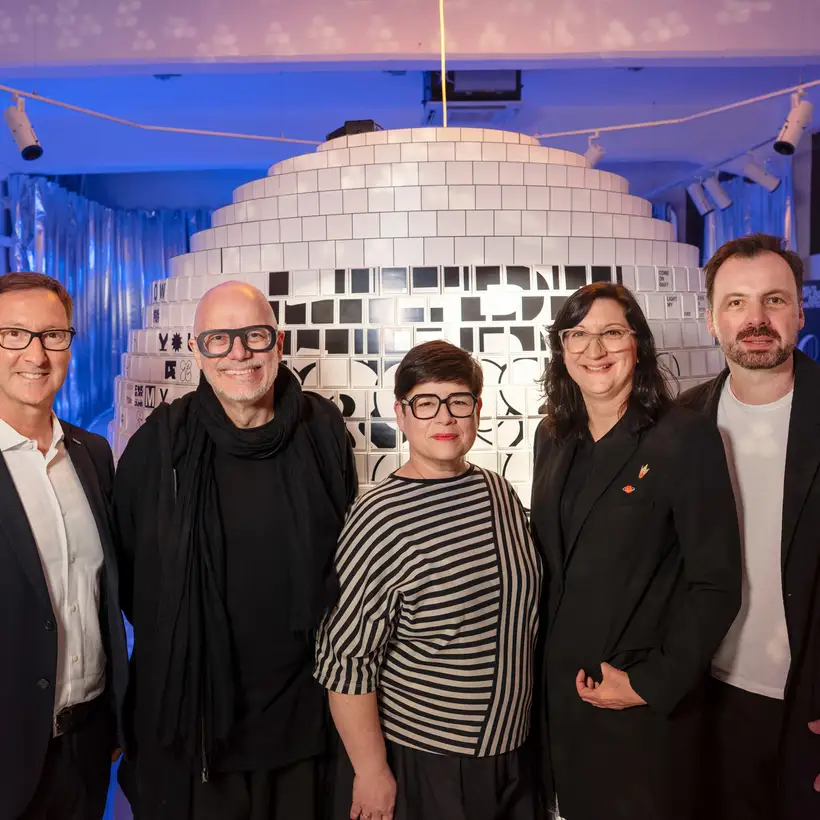 Porträtfoto von Deniz Turgut, Peter Ippolito, Tilla Goldberg, Axel Knapp