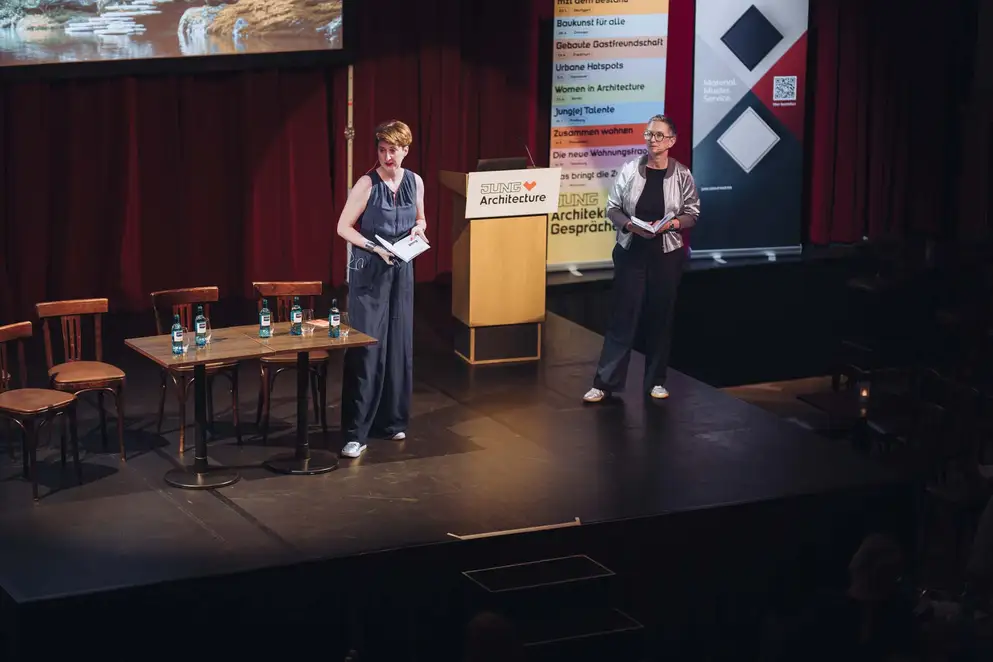 Architekturgespräche in Berlin 2025, Referentinnen auf Bühne