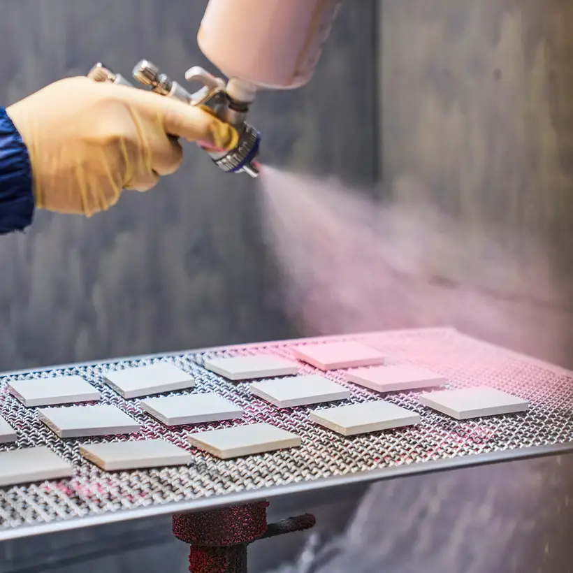 Vorbereitung der Wippen im Programm LS 990 zur Vergoldung.