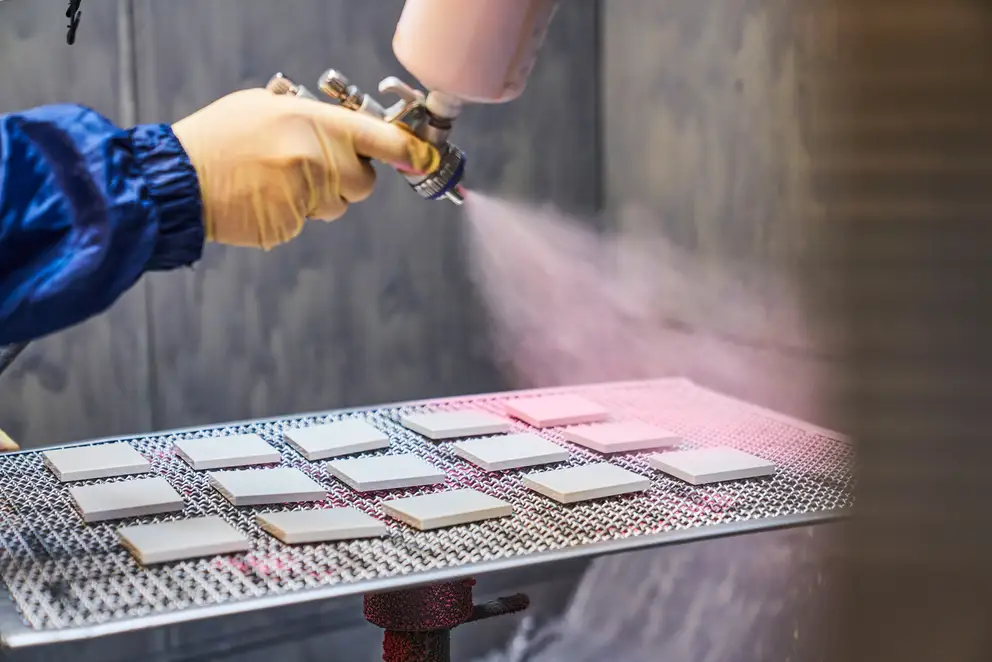 Vorbereitung der Wippen im Programm LS 990 zur Vergoldung.